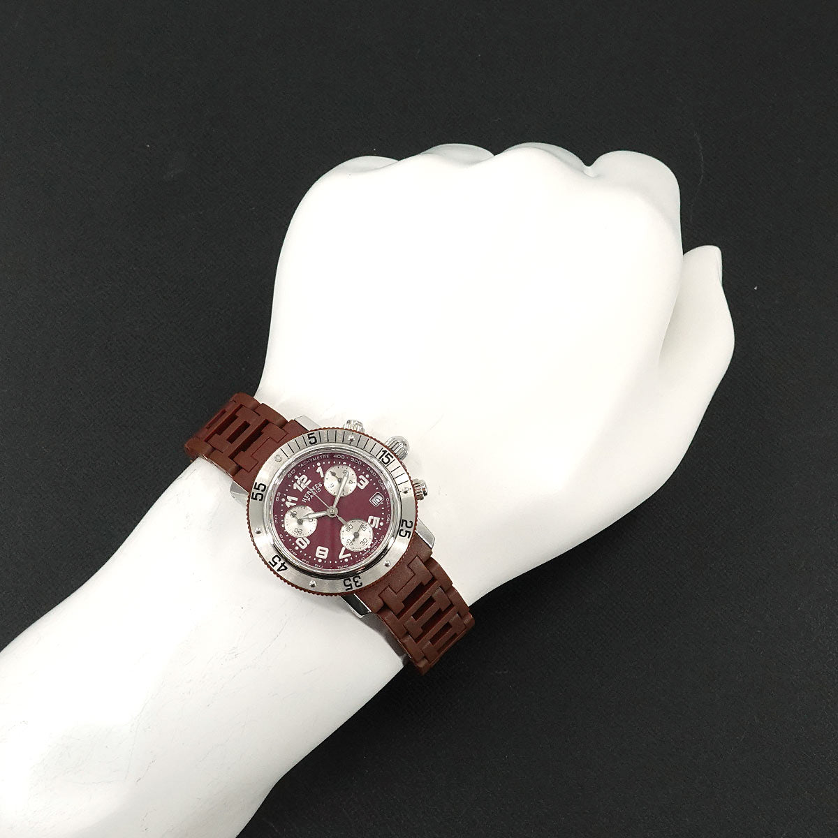 Clipper Diver CL2 318 Quartz Dark Red Dial Ladies Watch