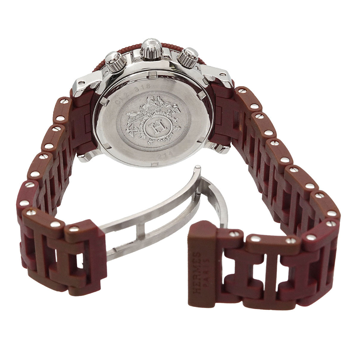 Clipper Diver CL2 318 Quartz Dark Red Dial Ladies Watch