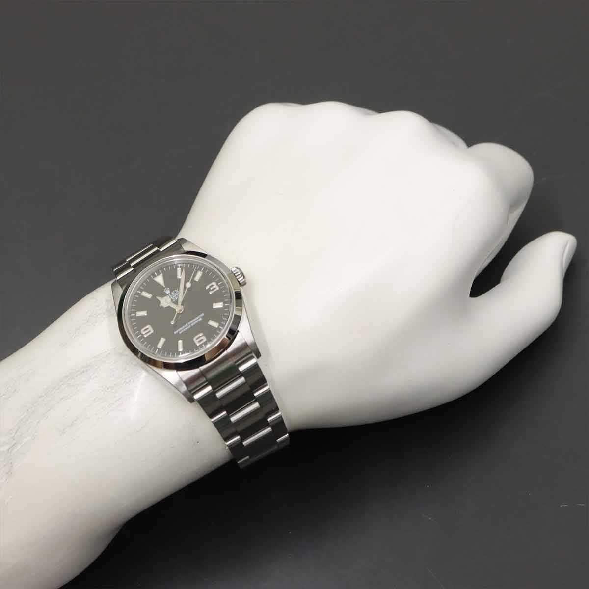Explorer 1 114270 Serial Y Automatic Black Dial Mens Watch