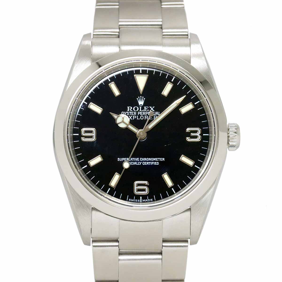 Explorer 1 114270 Serial Y Automatic Black Dial Mens Watch