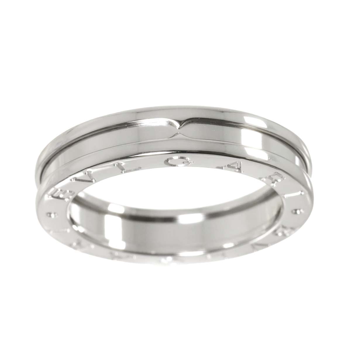 B-ZERO1 1 BAND Ring 18K White Gold 750 Size56 7.25-7.5(US)