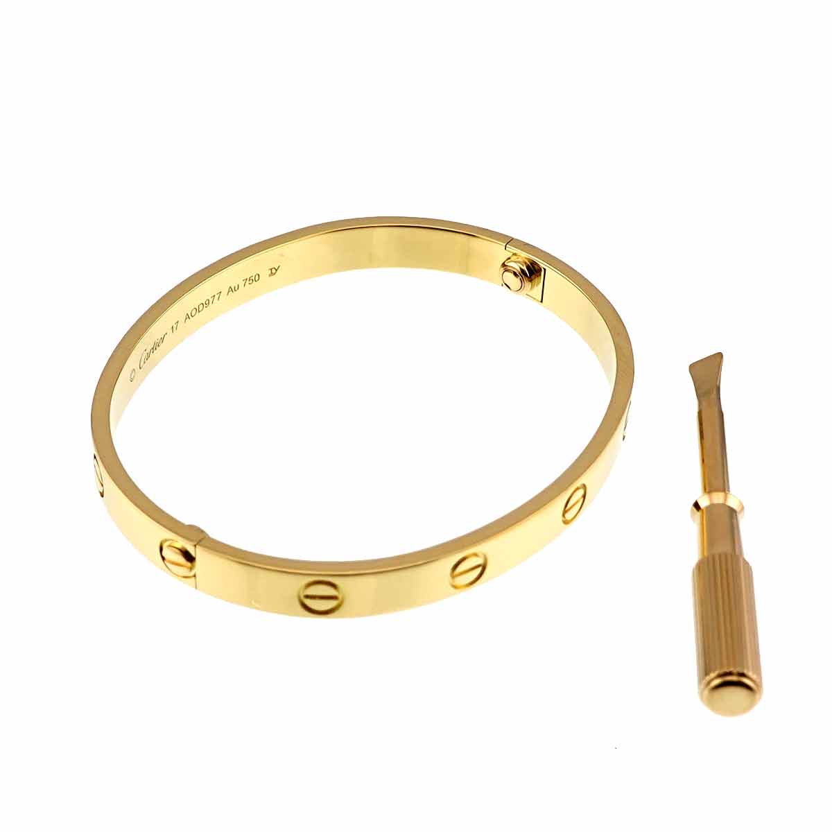 Love Bracelet 18K Yellow Gold 750 Size17