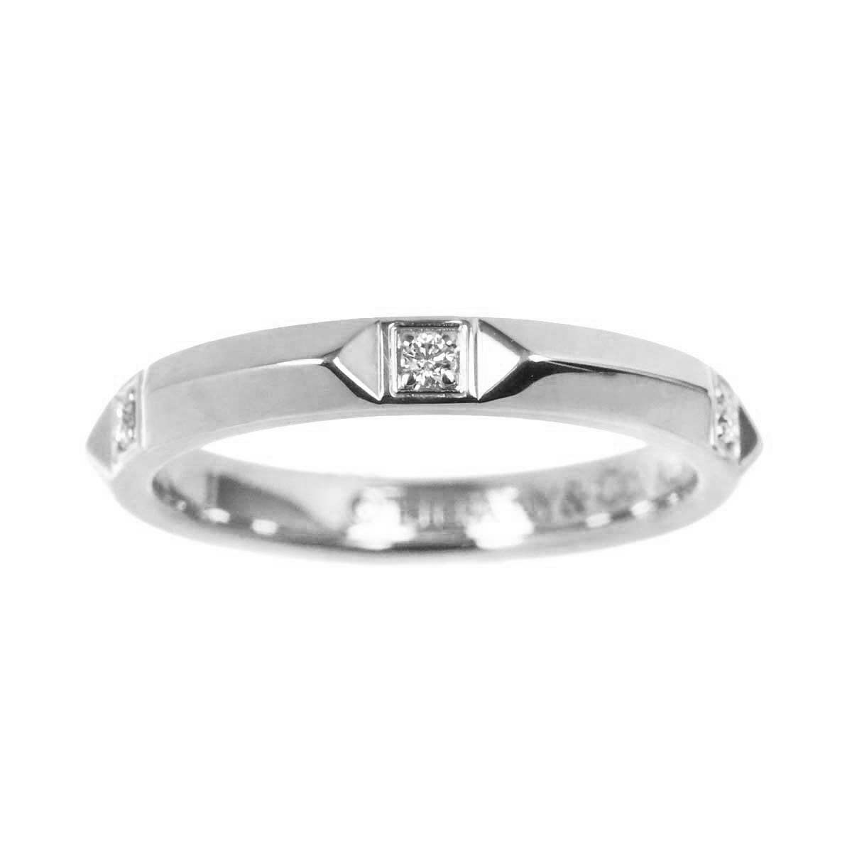 True Diamond Ring Platinum size3.75(US)