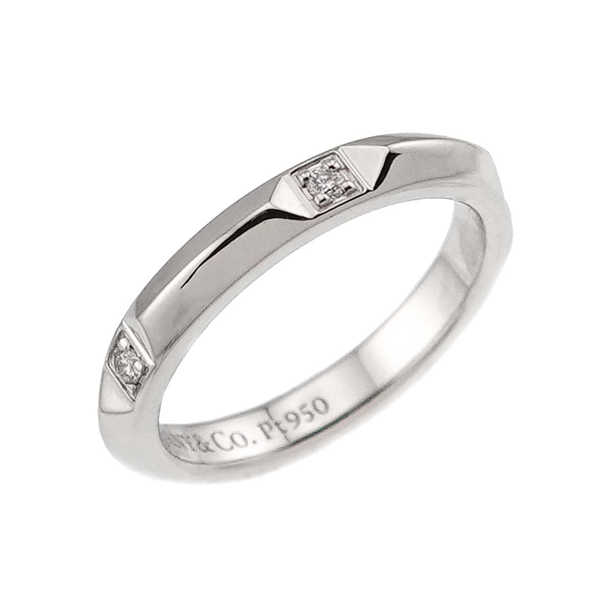 True Diamond Ring Platinum size3.75(US)