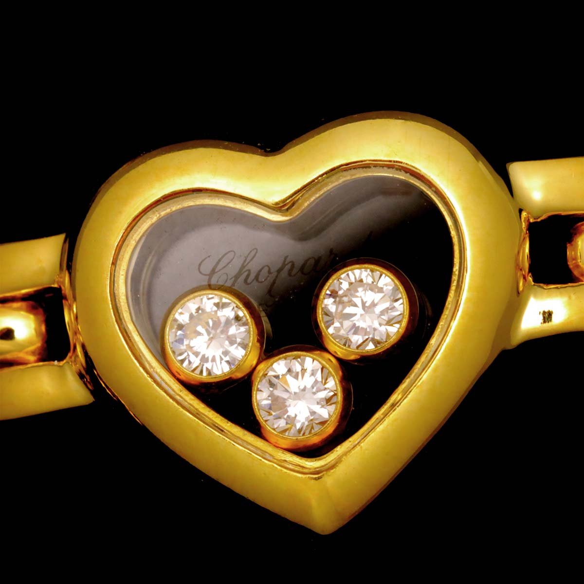 Happy Diamond Bracelet 18K YG Yellow Gold 750