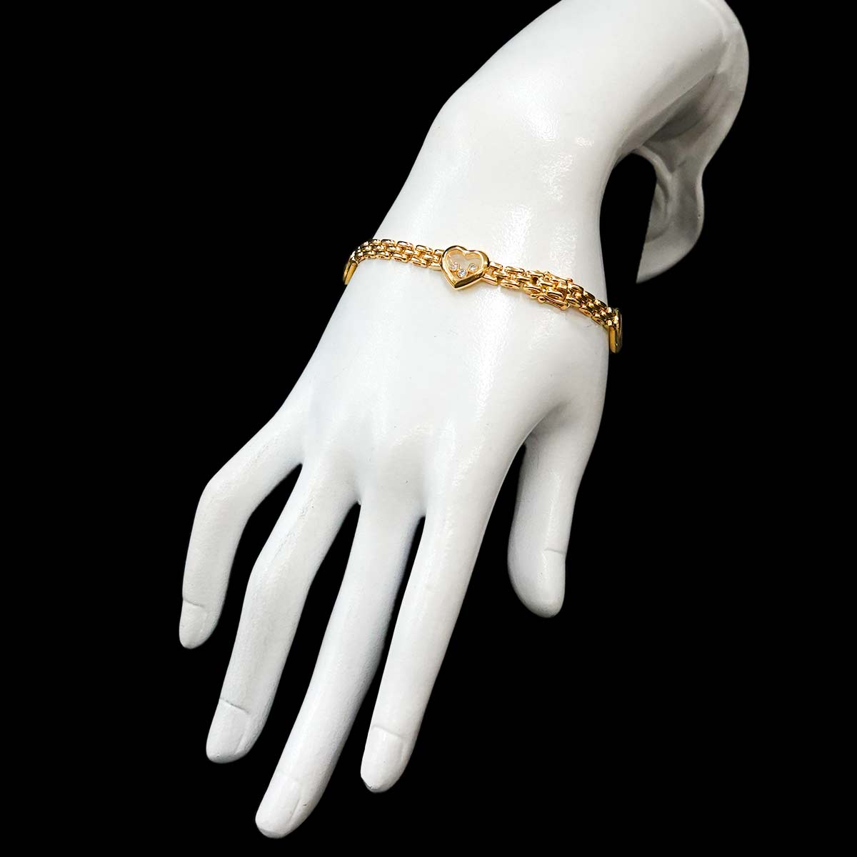 Happy Diamond Bracelet 18K YG Yellow Gold 750