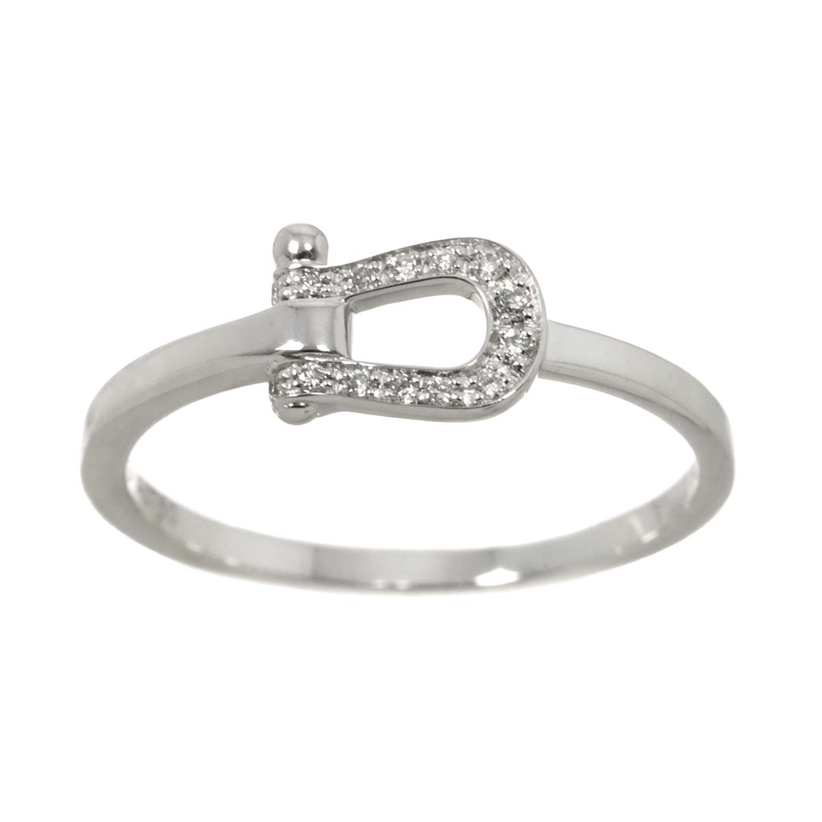 Force 10 Diamond Ring SM 18K White Gold 750 size50 5.25(US)