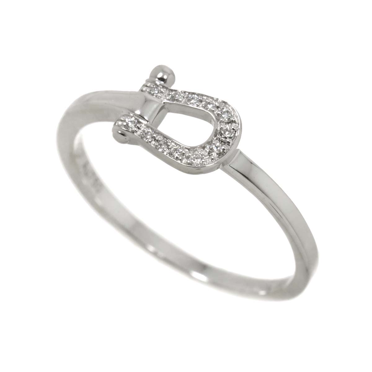 Force 10 Diamond Ring SM 18K White Gold 750 size50 5.25(US)