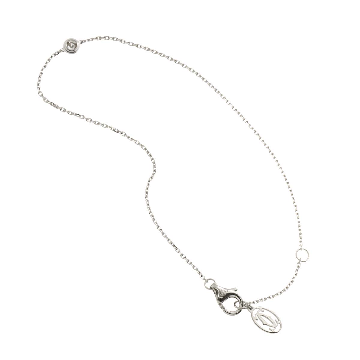 d Amour Diamond Bracelet XS 18K White Gold 750