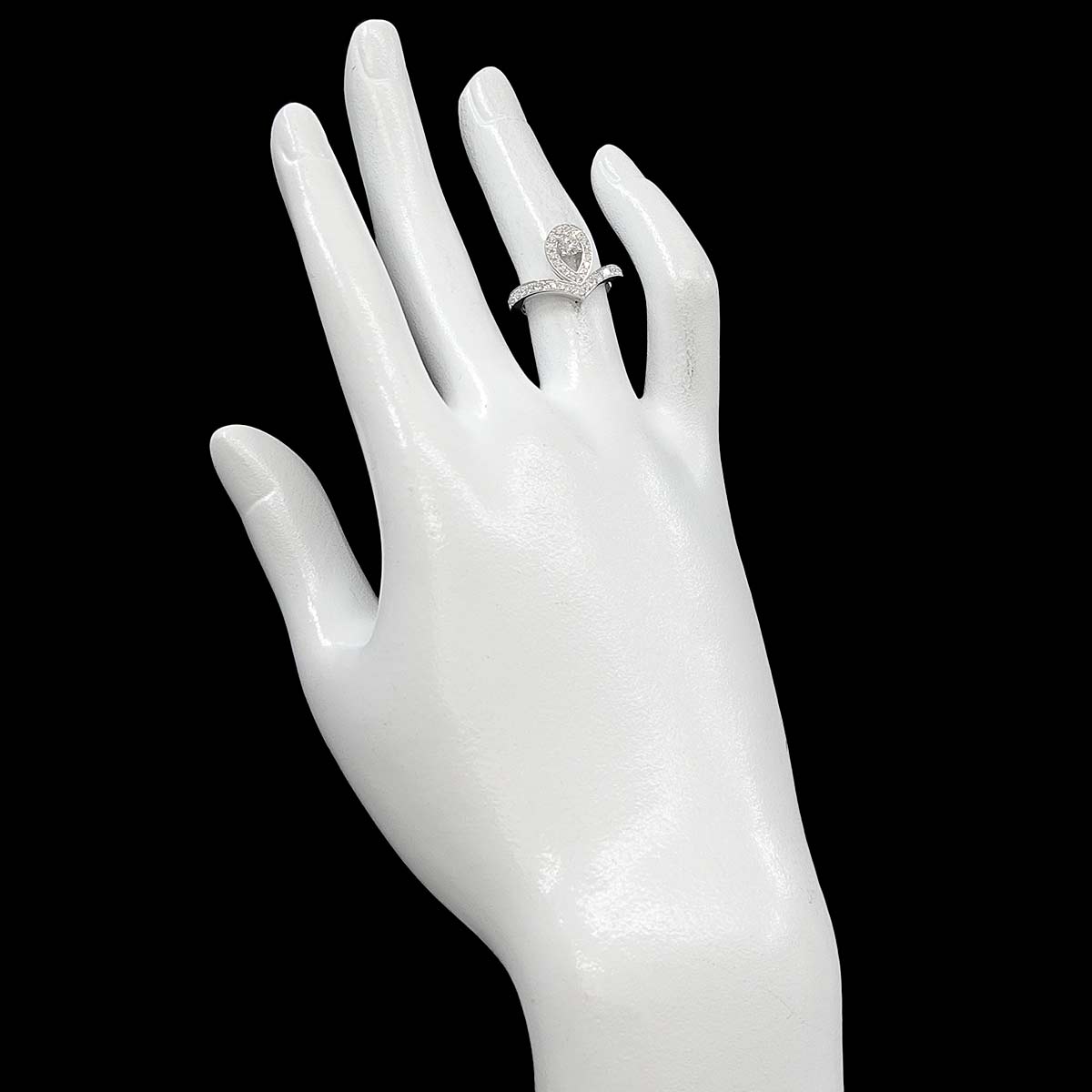 Josephine Ring Diamond 18K WG 750 Size49 4.75-5(US)