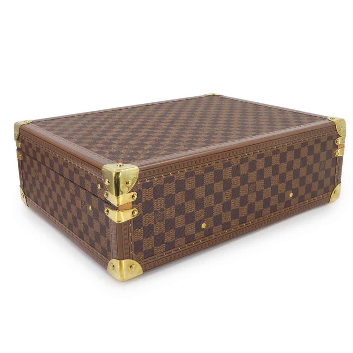 Damier Cotteville 45 Trunk Case N21341 100th Anniversary 90289917