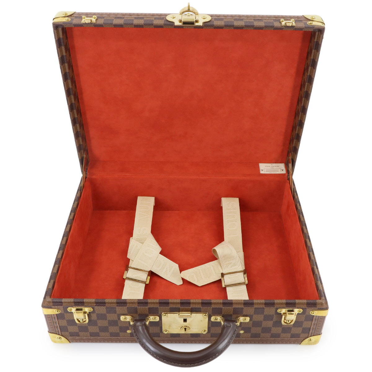 Damier Cotteville 45 Trunk Case N21341 100th Anniversary 90289917