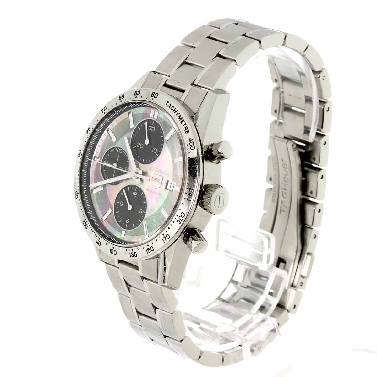 Carrera Chronograph CV201P Automatic Black Shell Dial Mens