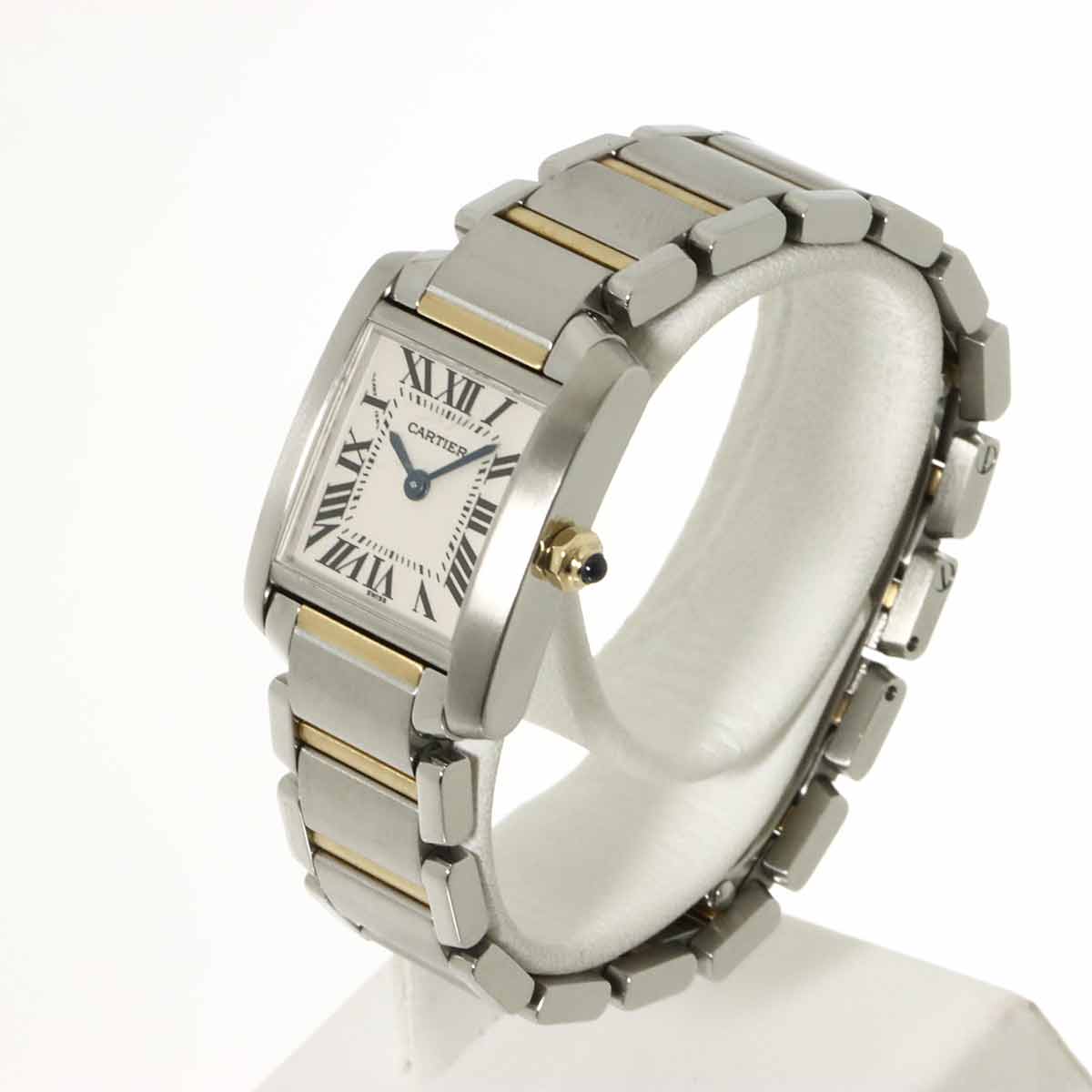 Tank Francaise SM W51007Q4 YG Quartz Cream Dial Ladies