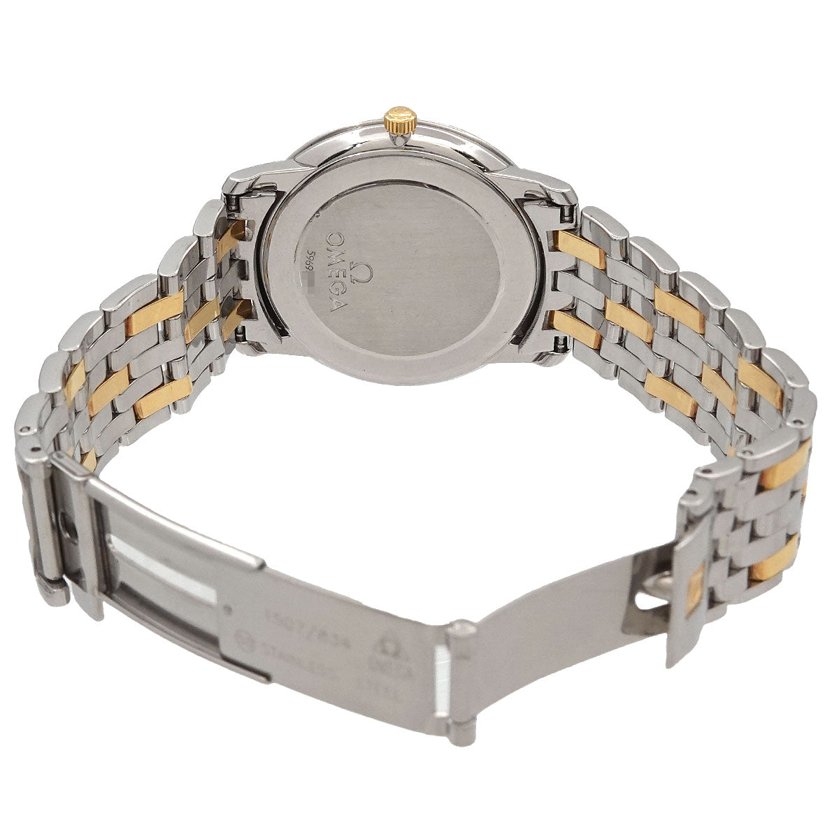 Devil Prestige Combi 4310 31 Silver Dial Vintage Mens Watch