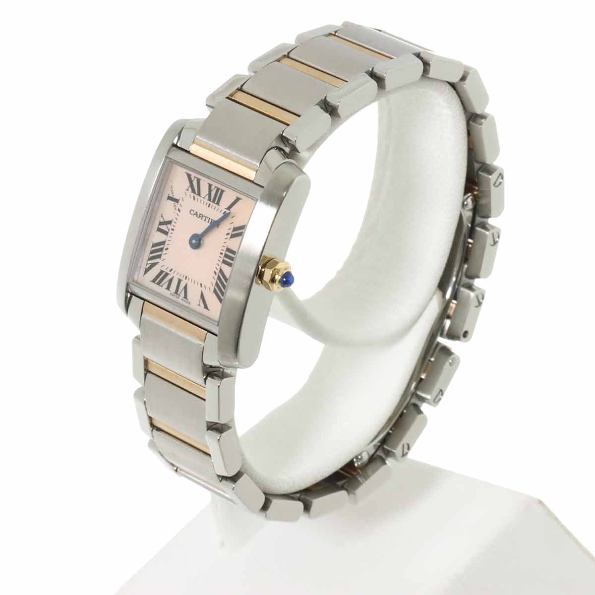 Tank Francaise SM W51027Q4 750 PG Quartz Pink Shell Dial