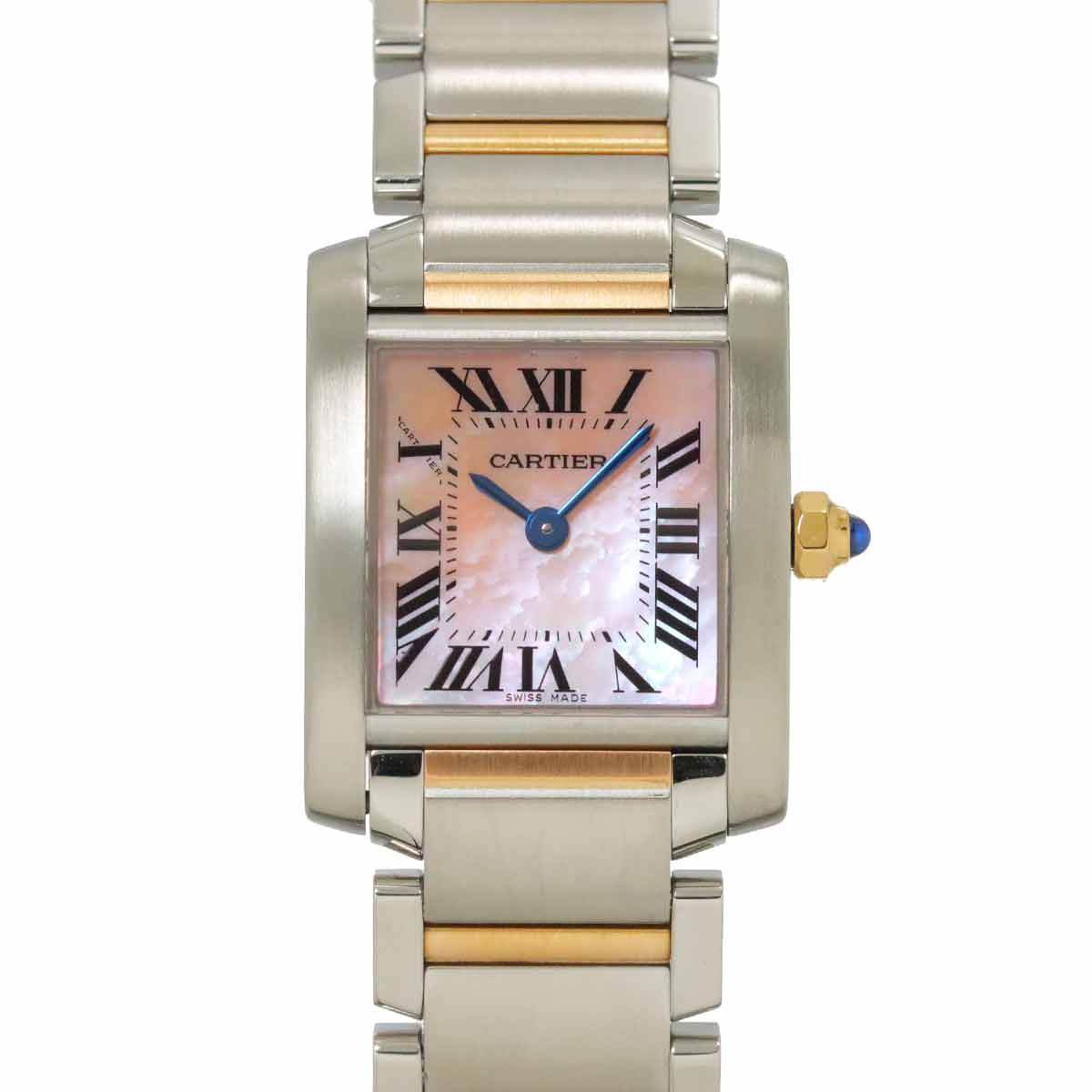 Tank Francaise SM W51027Q4 750 PG Quartz Pink Shell Dial
