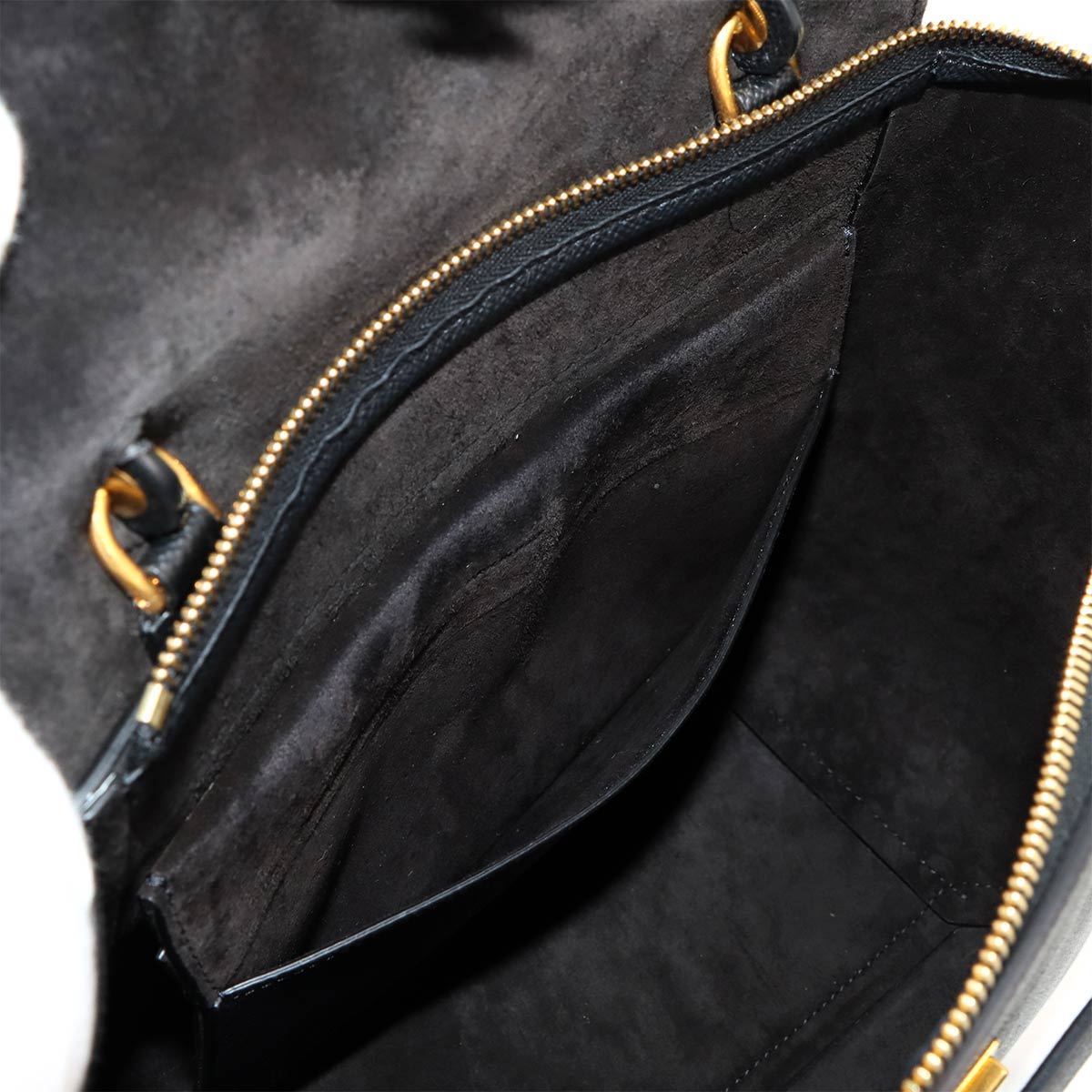 Belt Bag Micro 2way Hand Shoulder Bag Leather Black 189153