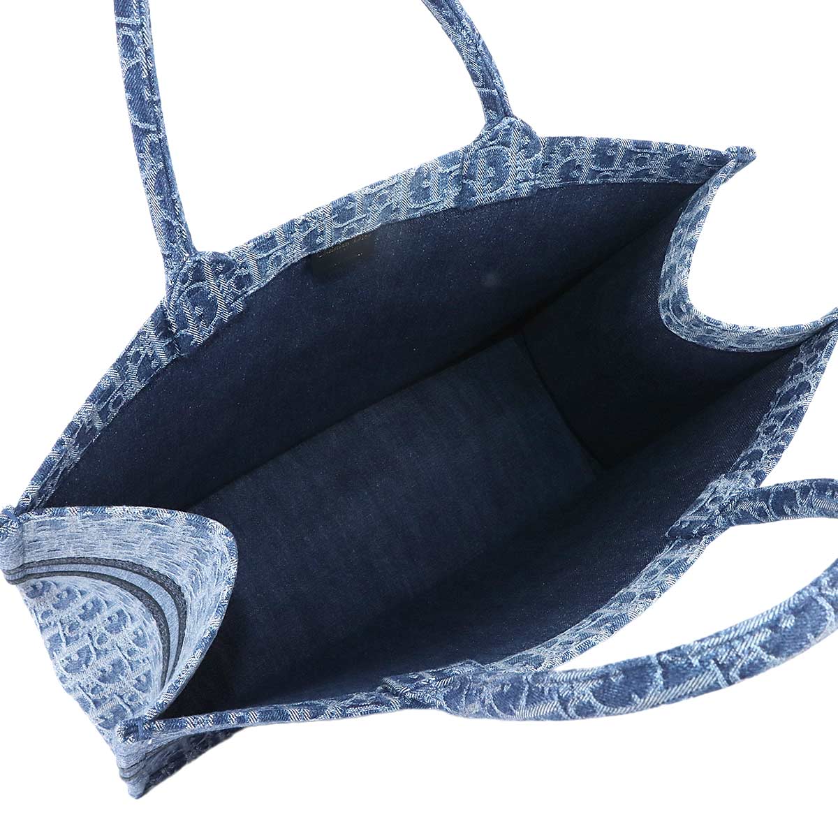 Book Tote Large Bag Oblique Denim Blue M1286ZWAL