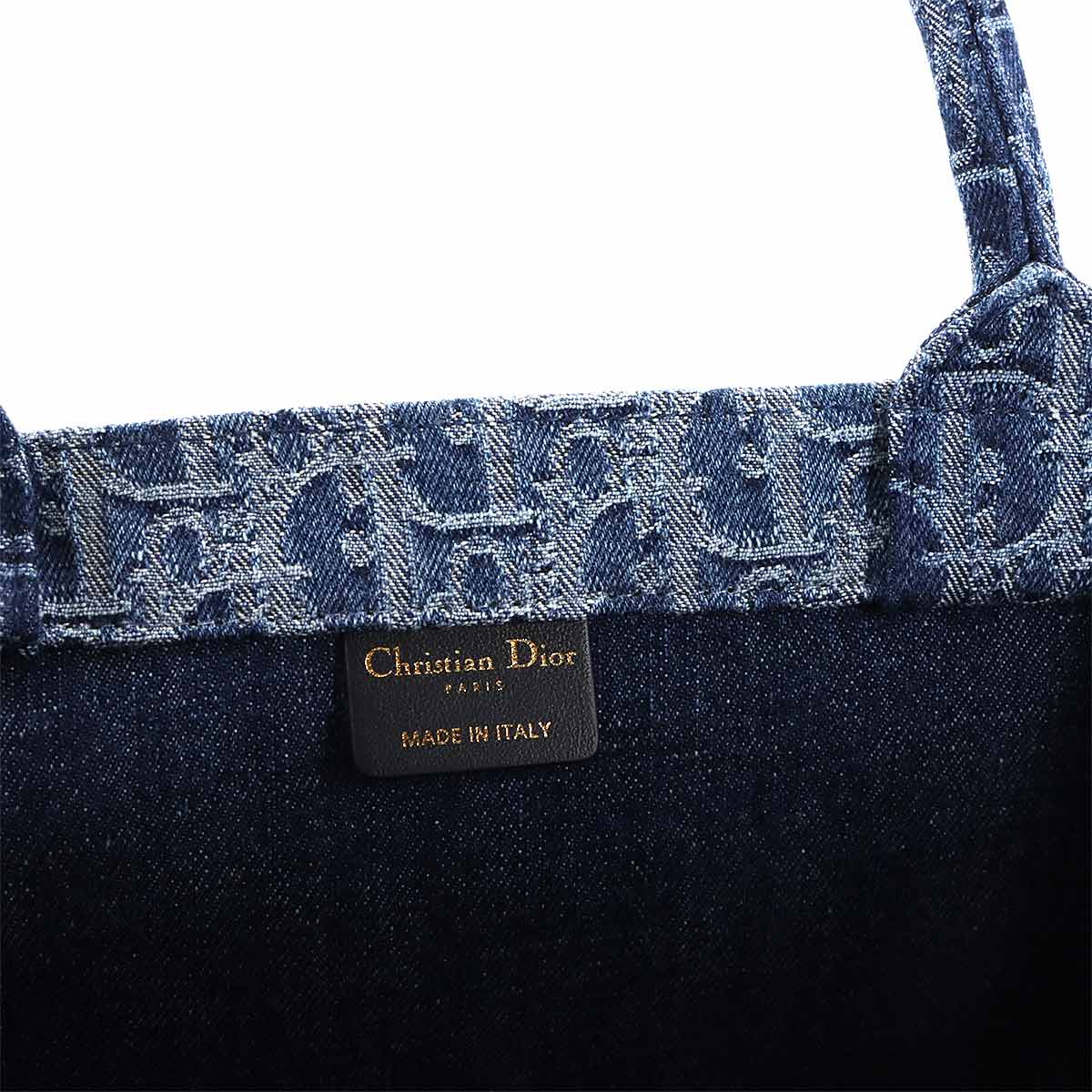 Book Tote Large Bag Oblique Denim Blue M1286ZWAL