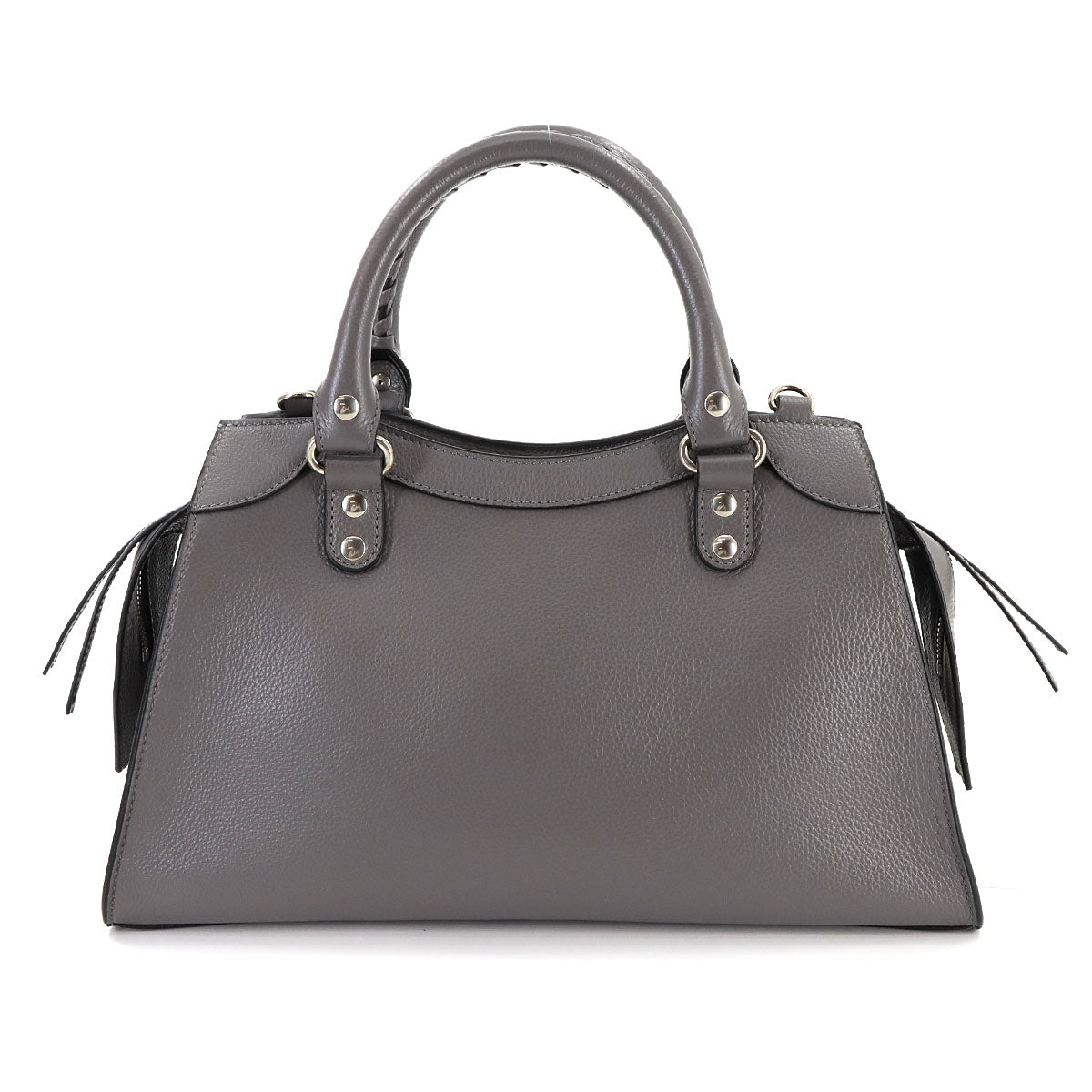 Neo Classic City S Hand Shoulder Bag Leather Gray 638521