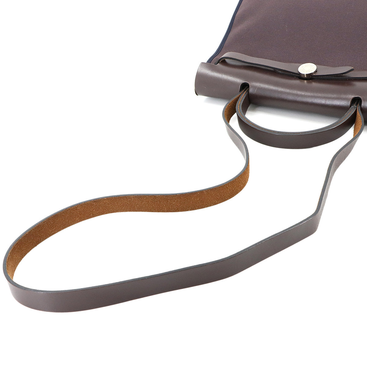 Her Bag Zip PM 2way Hand Shoulder Bag Toile Vash Hunter Brown