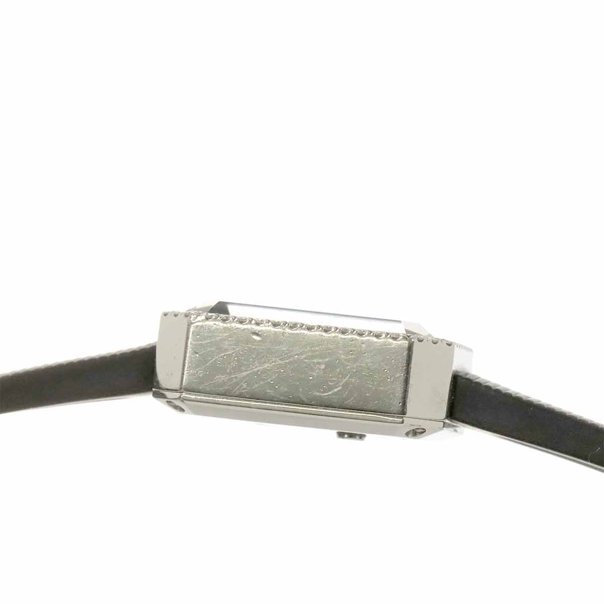 Premiere H2434 Bezel Diamond 4P Rubber Belt Black Dial Ladies