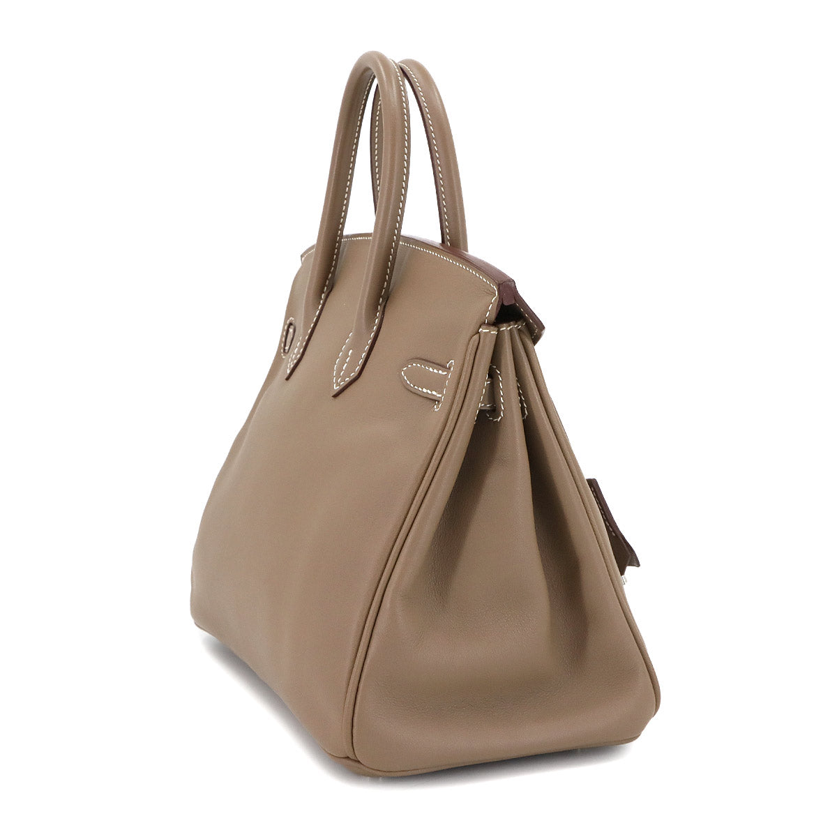 Birkin 25 Hand Bag Swift Etoupe Purse