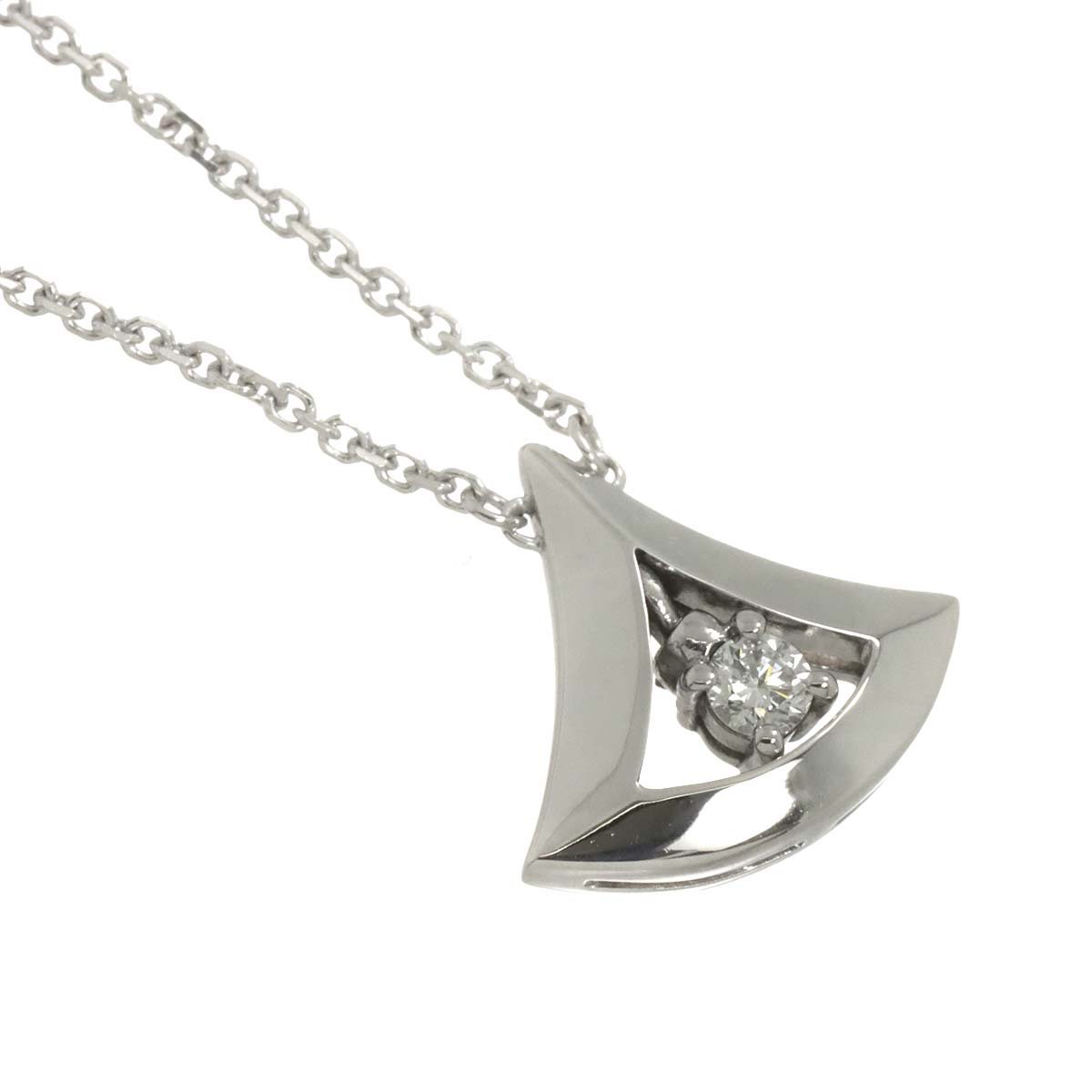 Diva Dream Diamond Necklace 18K White Gold 750