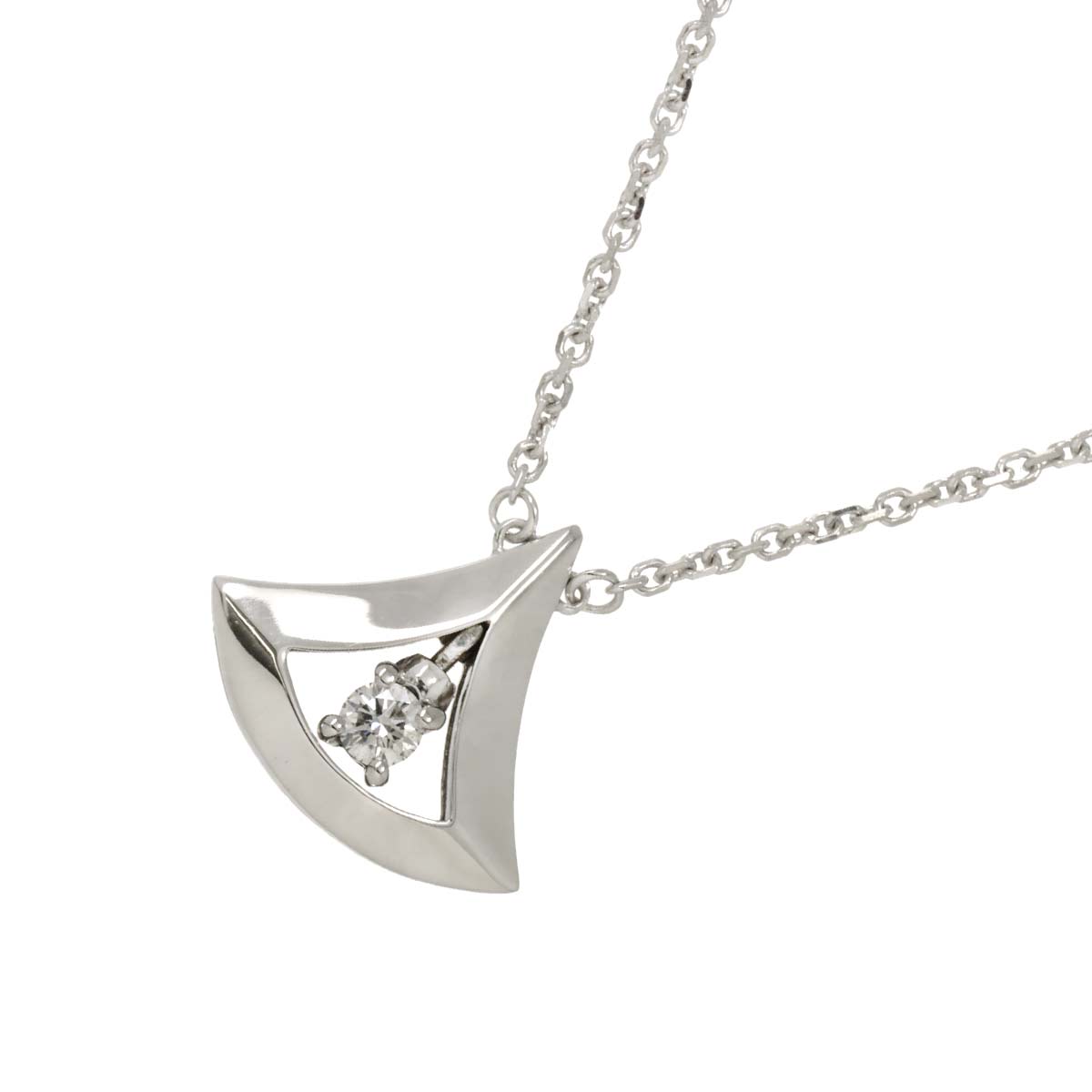 Diva Dream Diamond Necklace 18K White Gold 750