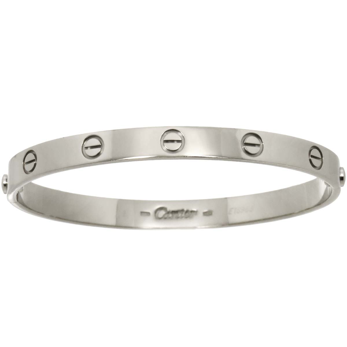 Love Bracelet Bangle 18K WG 750 Size18