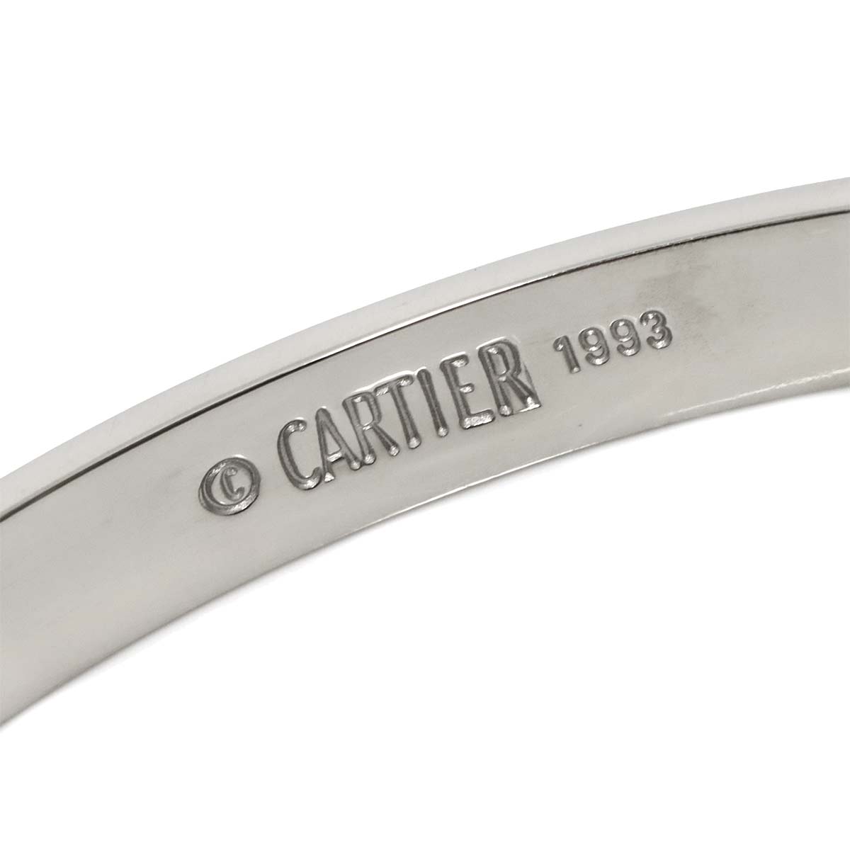 Love Bracelet Bangle 18K WG 750 Size18