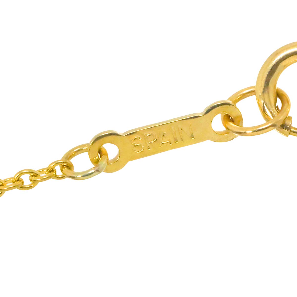 Open Heart 3P Necklace 18K Yellow Gold 750