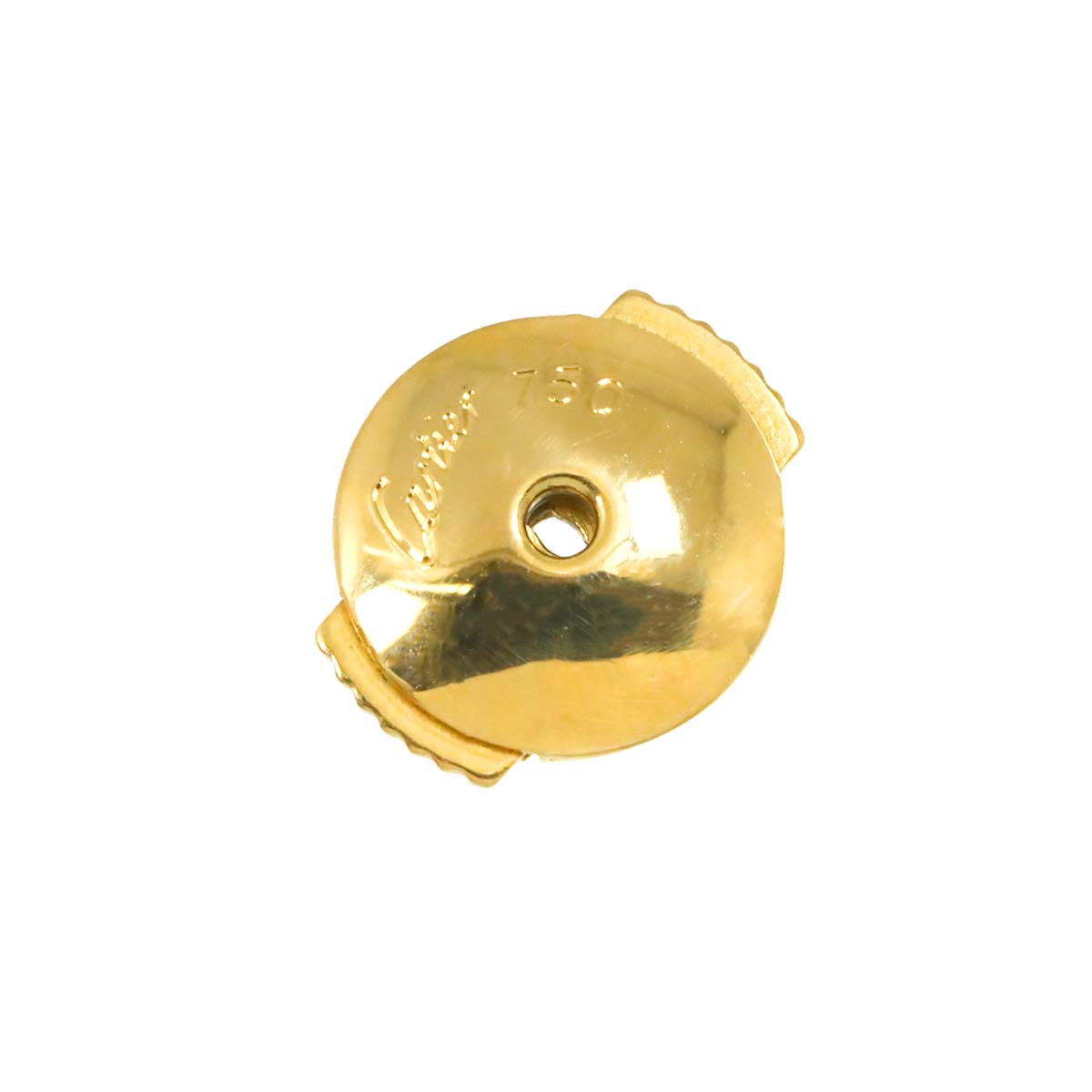 Diamond Earrings Pierced 18K YG 750