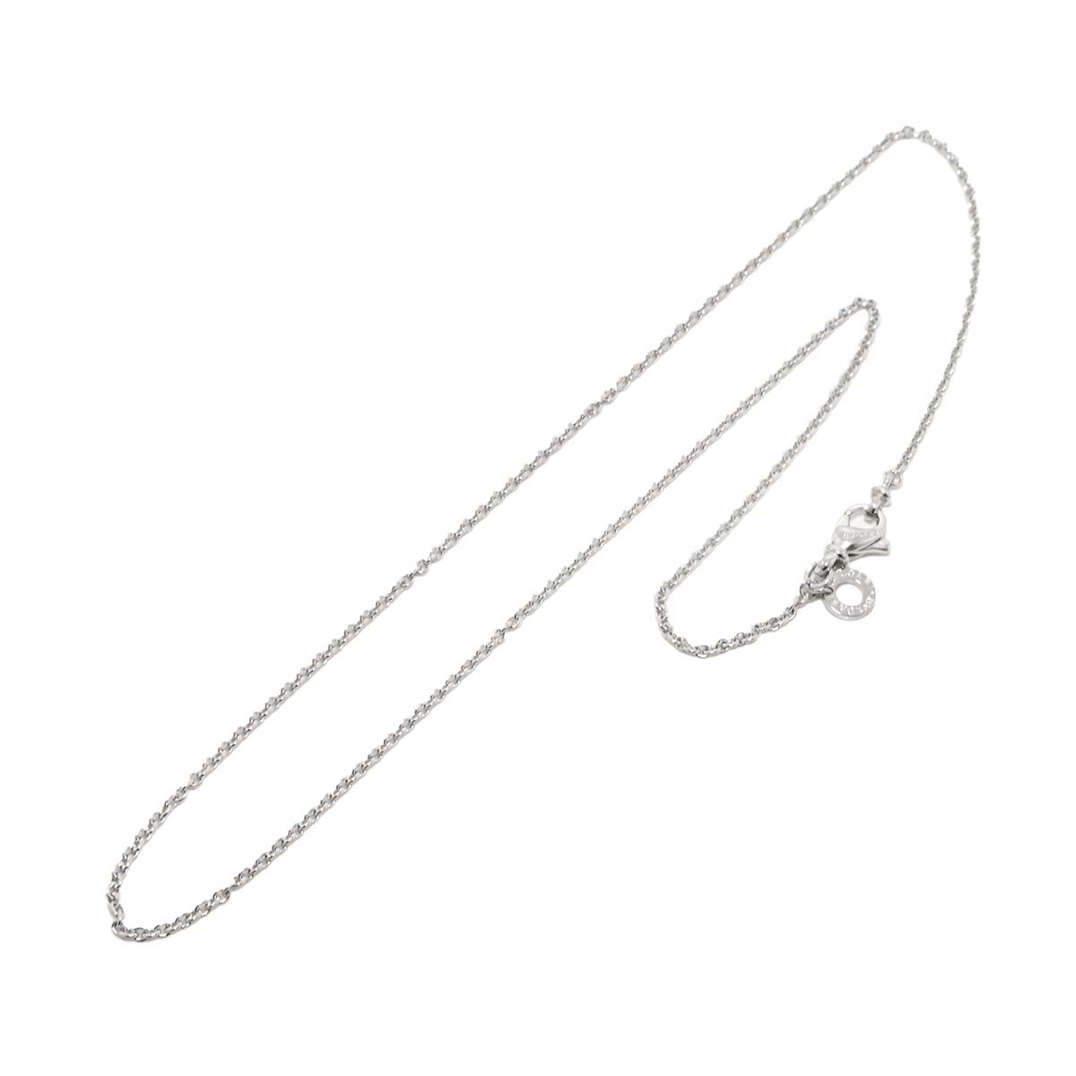 Chain Necklace 18K White Gold 750
