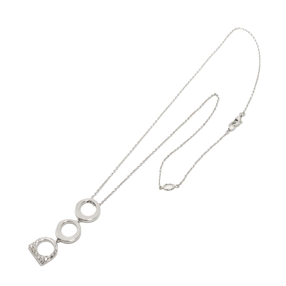 Success Diamond Necklace 18K WG 750