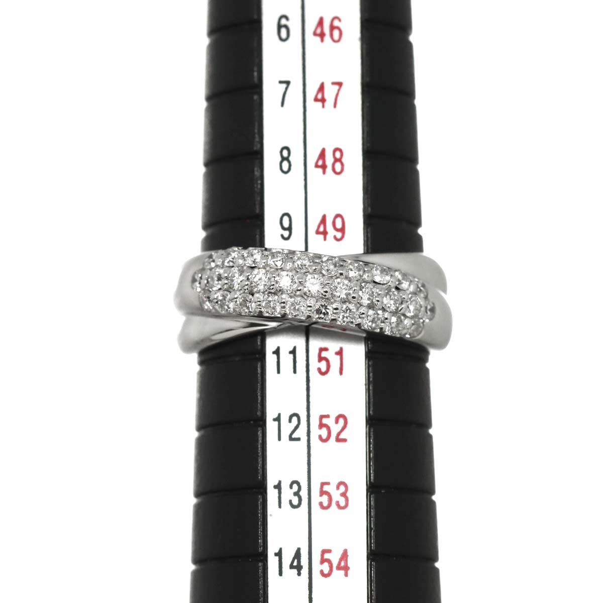 Diamond 0.50ct Ring 18K WG 750 Size5.25(US)