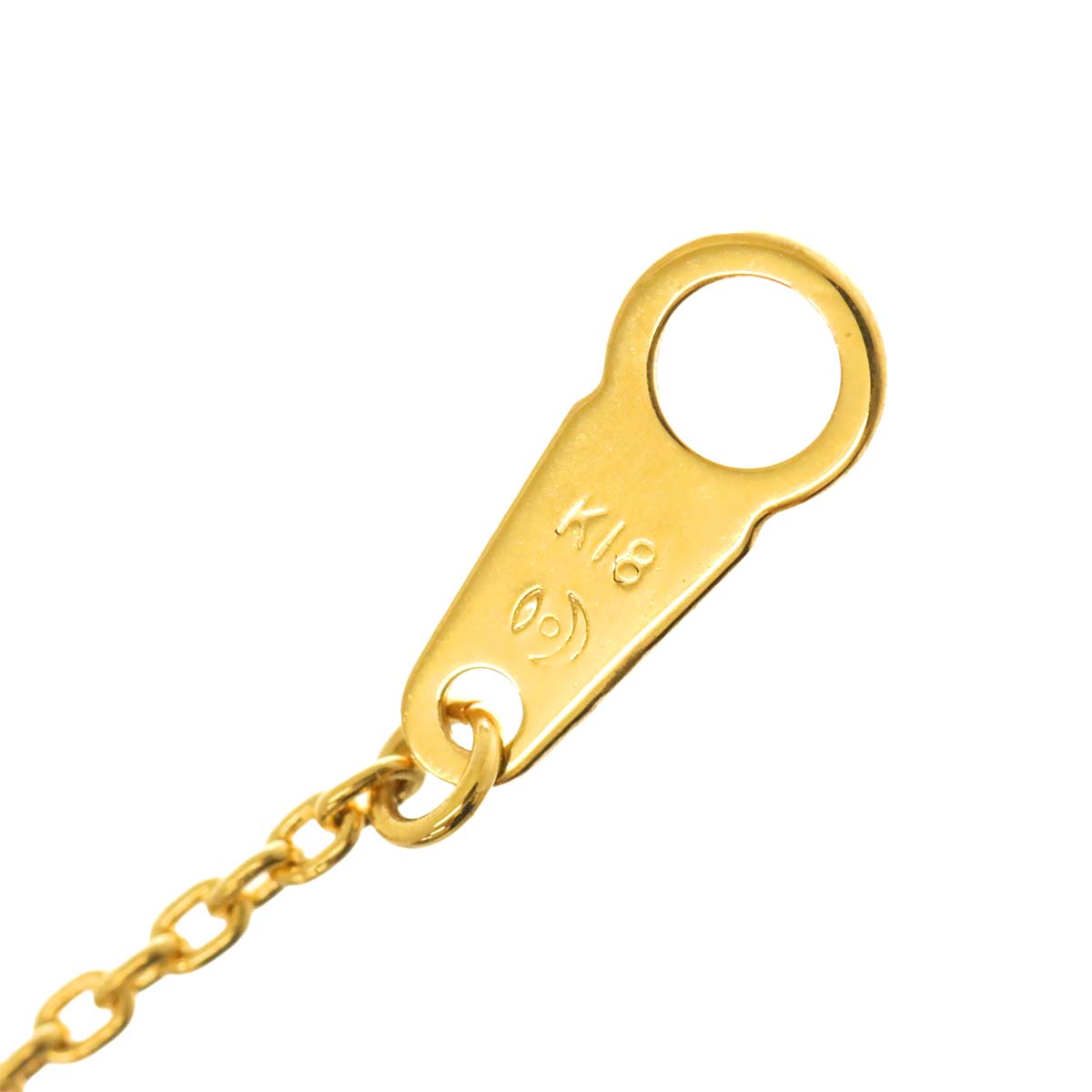 Freshwater cultured pearl necklace 18K YG 750