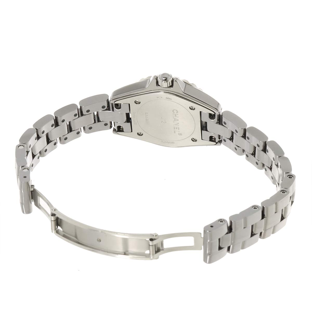 J12 Chromatic 29mm H3401 8P Diamond Quartz Silver Dial Ladies