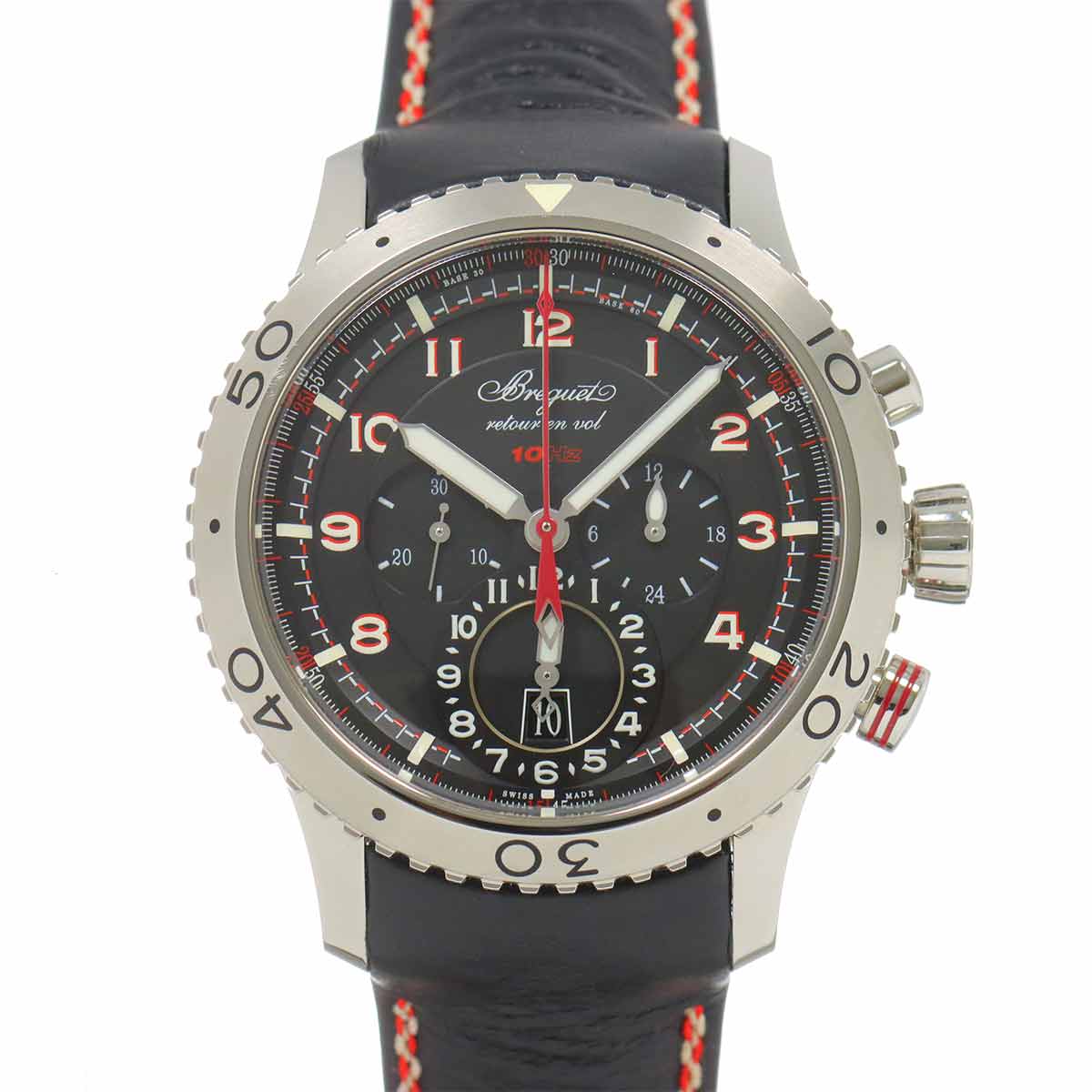 Transatlantique TypeXXII 3880ST Black Dial Automatic Mens
