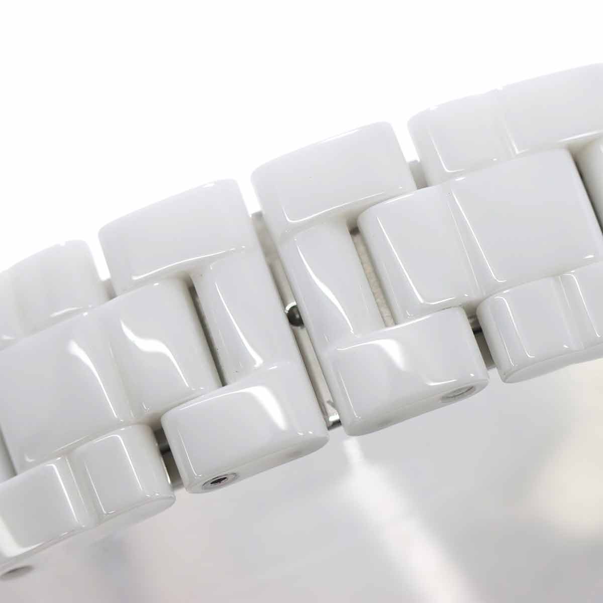 J12 41mm H1008 Date Bezel Diamond Automatic White Dial Mens