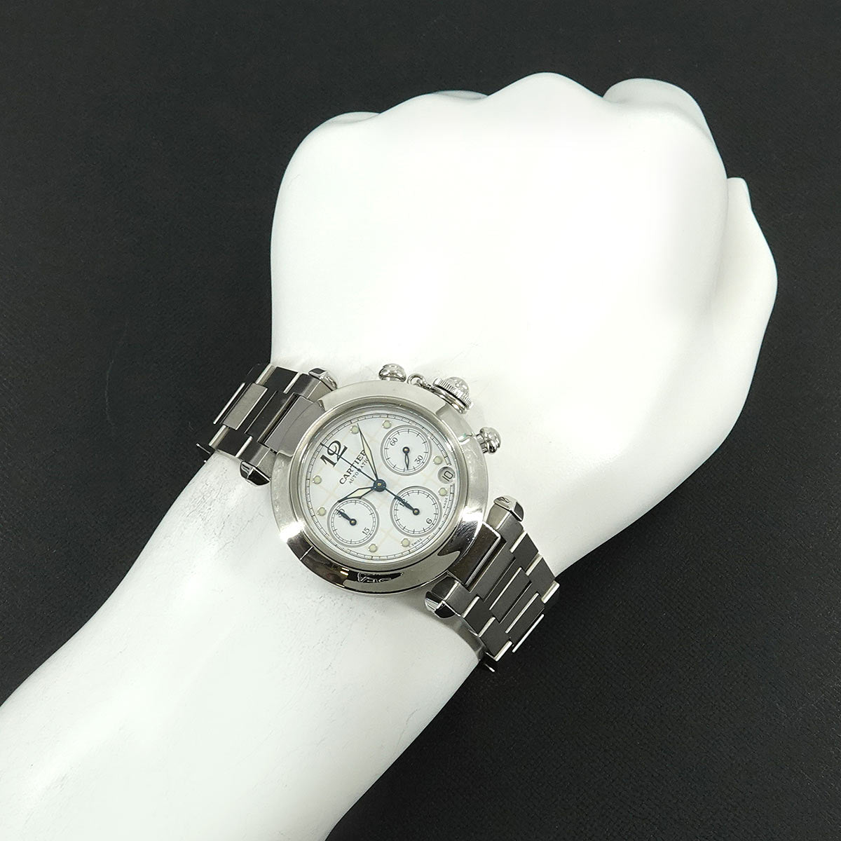 Pasha C Chronograph W31039M7 Automatic White Dial Boys Watch