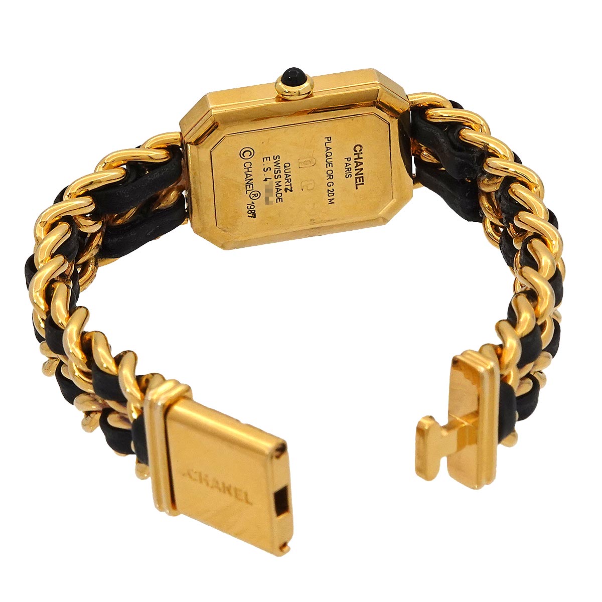 Premiere Size M H0001 Vintage Quartz Black Dial Ladies Watch