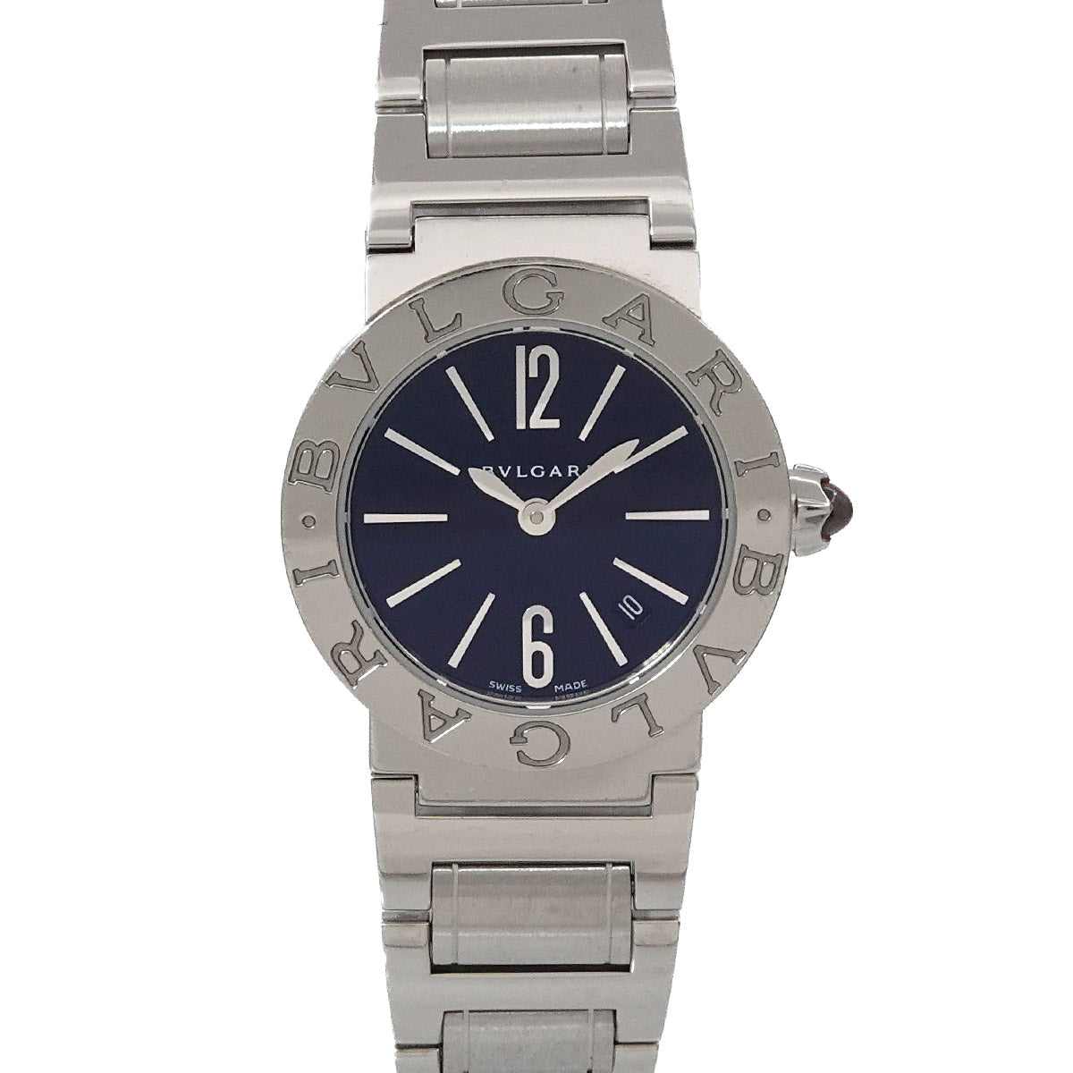 BVLGARIBVLGARI BBL26S Date Quartz Black Dial Ladies Watch