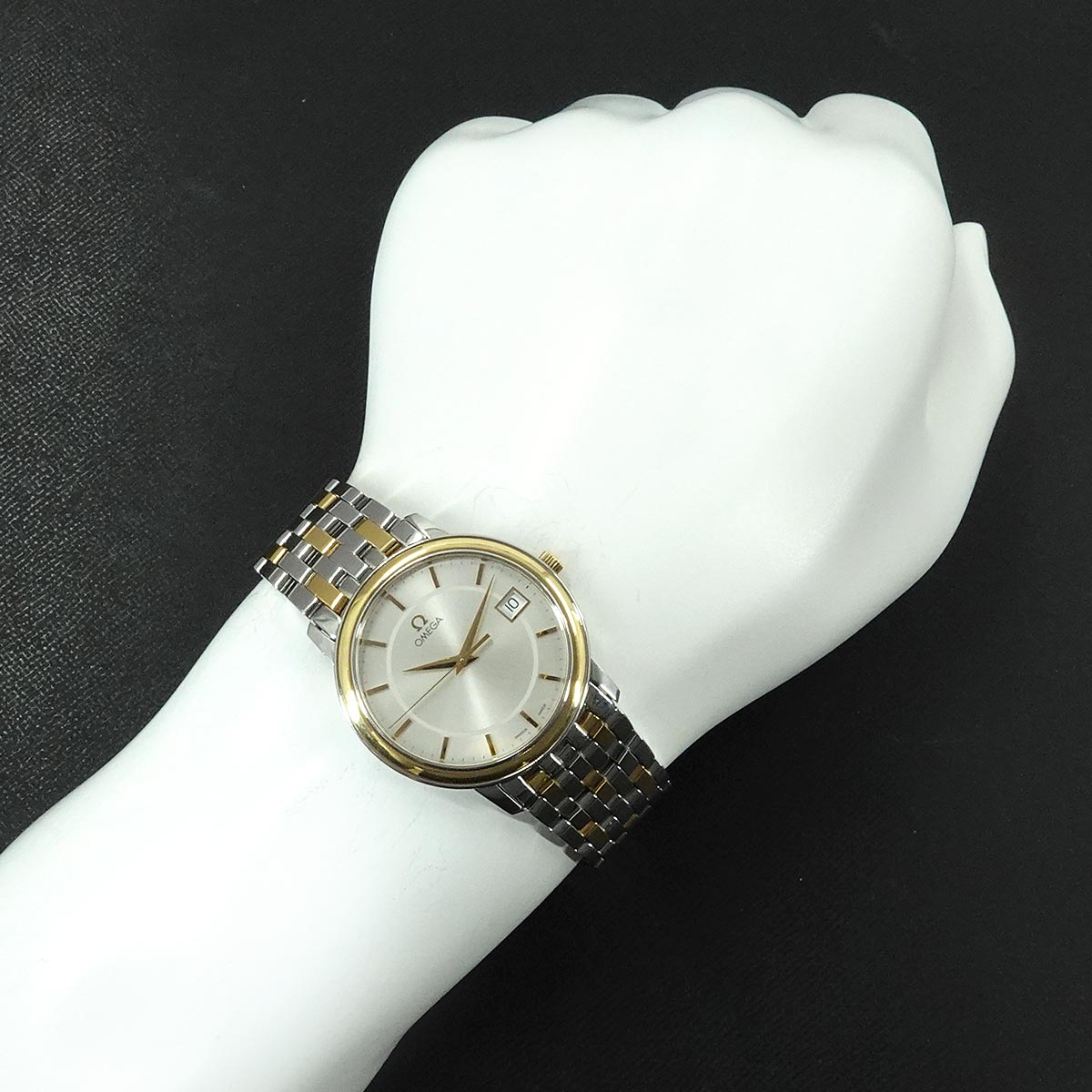 Devil Prestige Combi 4310 31 Silver Dial Vintage Mens Watch 90290741