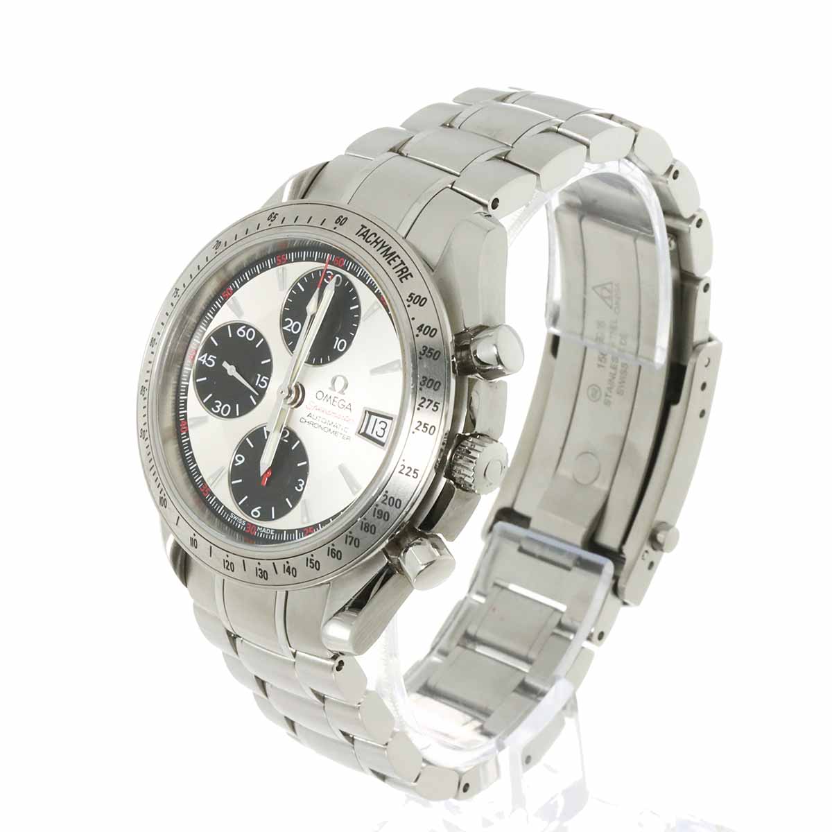 Speedmaster Date 3211 31 Automatic Silver Dial Mens