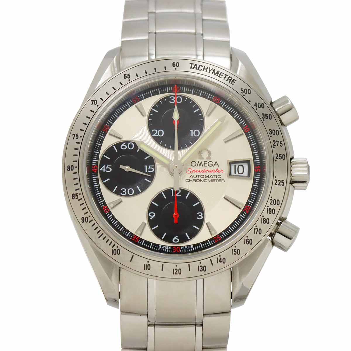 Speedmaster Date 3211 31 Automatic Silver Dial Mens