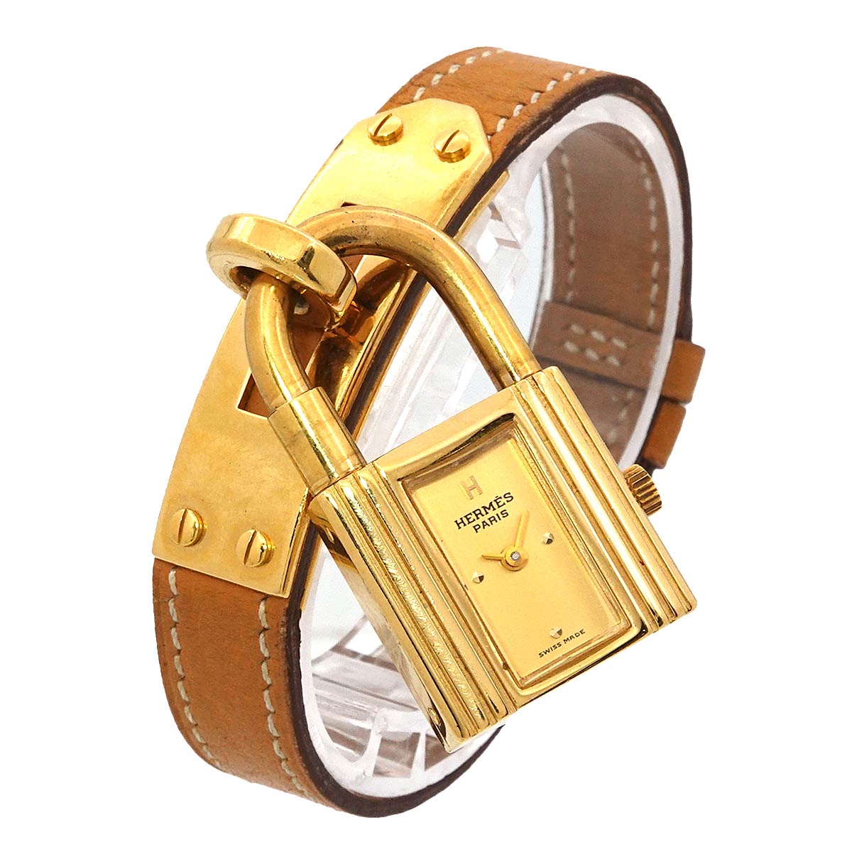 Kelly Watches Quartz Gold Dial Vintage Cadena Ladies Watch
