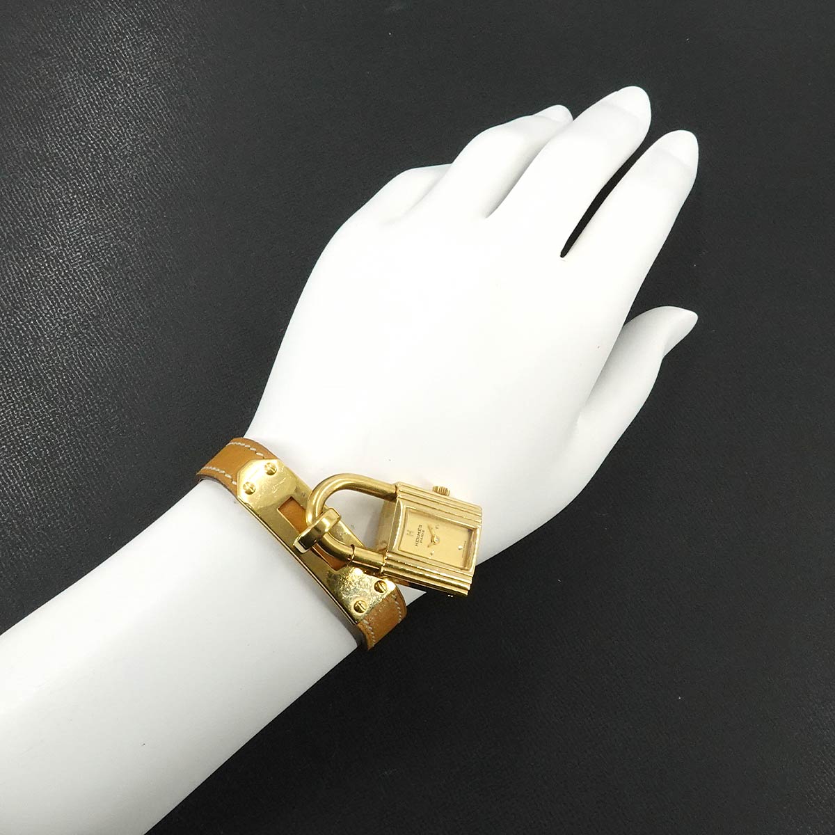 Kelly Watches Quartz Gold Dial Vintage Cadena Ladies Watch