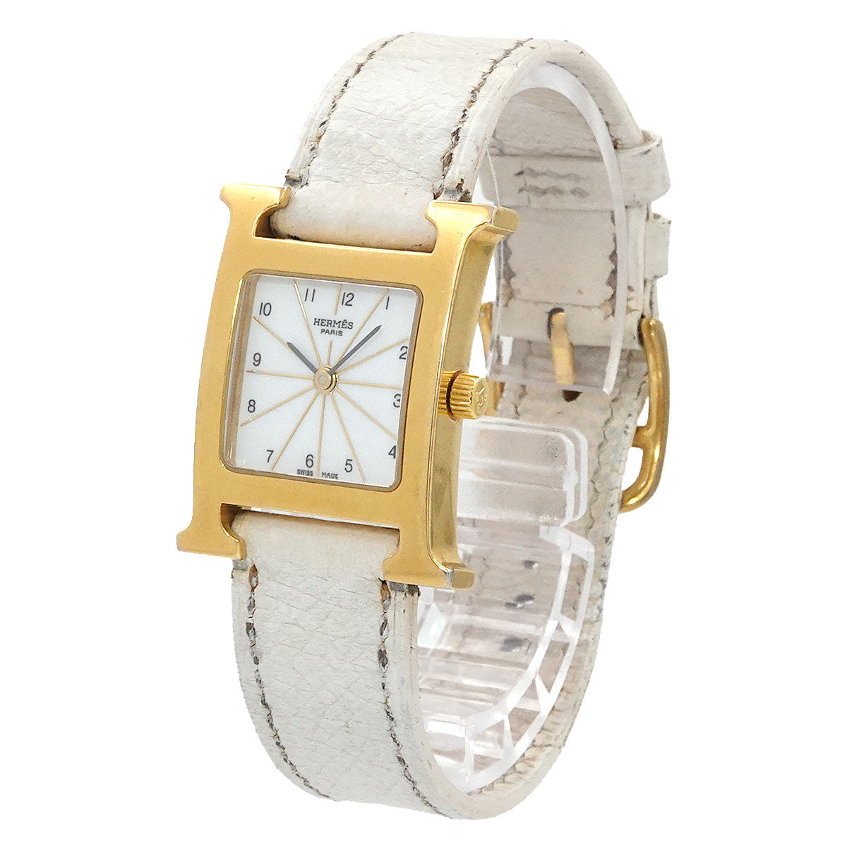 H Watch HH1 201 Quartz White Dial Ladies Watch